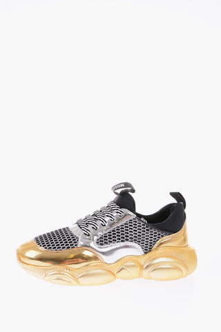 COUTURE! Sneakers Teddy in pelle e tessuto