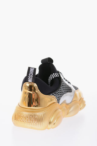 COUTURE! Sneakers Teddy in pelle e tessuto