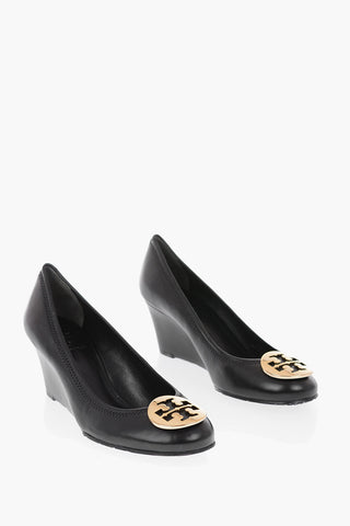 6.5cm leather SALLY Wedge pumps