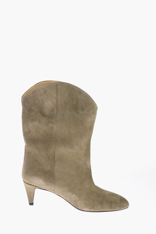 6cm suede leather DERNEE Booties