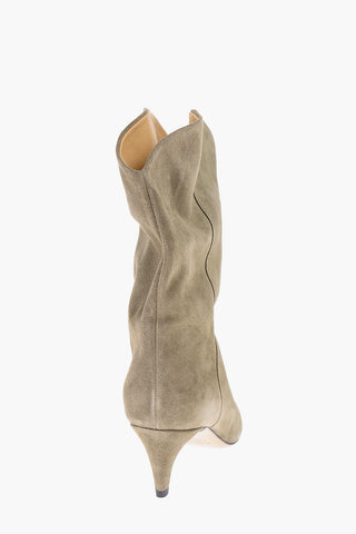 6cm suede leather DERNEE Booties