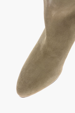 6cm suede leather DERNEE Booties