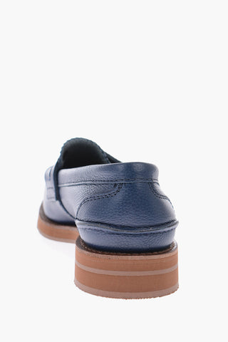 leather PEMBREY loafers