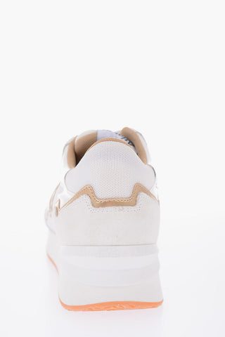 leather and fabric ANDROMEDA Sneakers