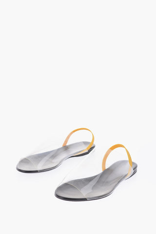 transparent upper CLEAR sandals