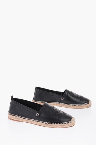 leather Espadrilles