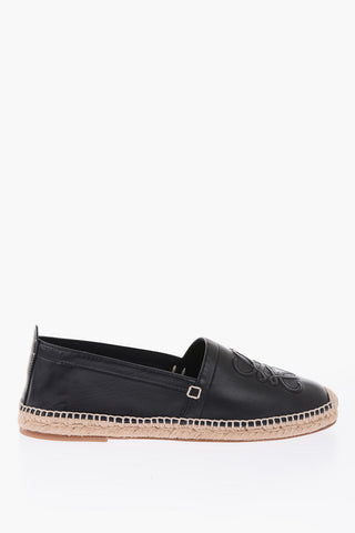 leather Espadrilles