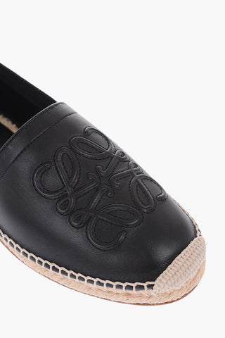 leather Espadrilles