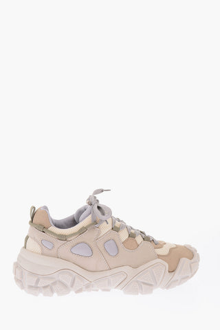Ecoleather and fabric Sneakers