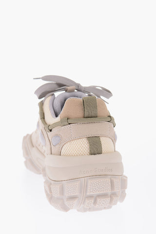 Ecoleather and fabric Sneakers