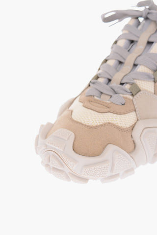 Ecoleather and fabric Sneakers