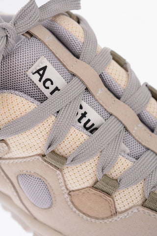 Ecoleather and fabric Sneakers