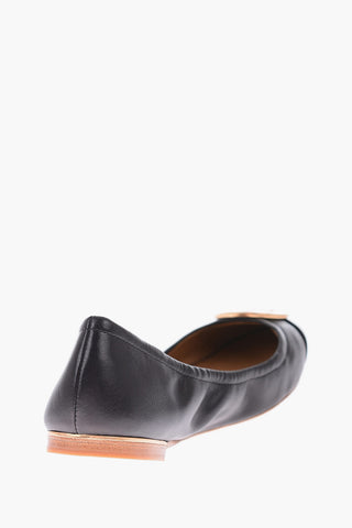 Ballerine in pelle
