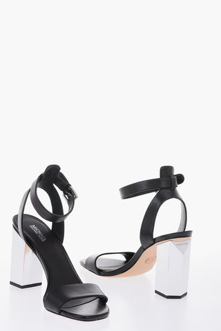 9 cm leather PETRA Ankle-strap sandals