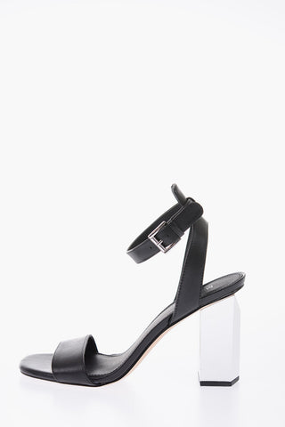 9 cm leather PETRA Ankle-strap sandals