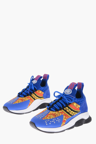 Sneakers in tessuto con stampa