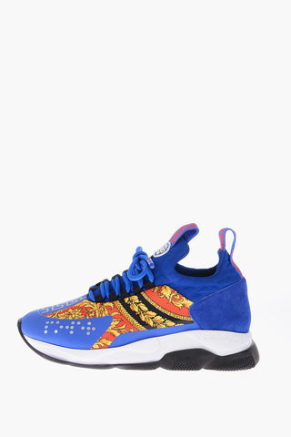 Sneakers in tessuto con stampa