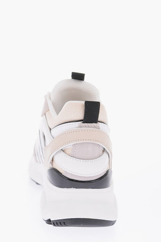 leather and fabric HERO Sneakers