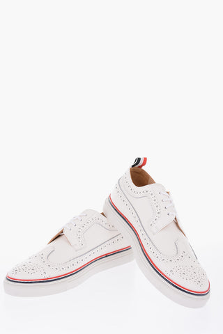 leather Derby brogues