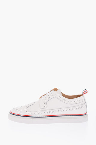 leather Derby brogues