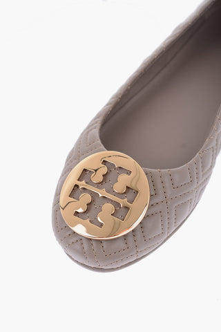 Ballerine in pelle trapuntate