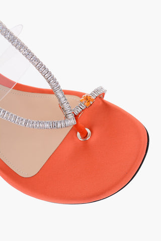 sandals with jewel details 11cm