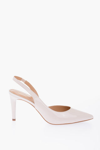 8.5 cm leather LUCILLE Slingback pumps
