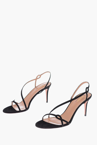 8cm suede leather SERPENTINE 75 Sandals