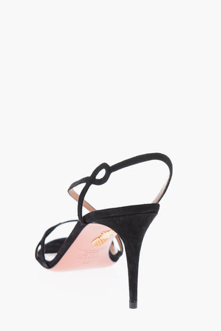 8cm suede leather SERPENTINE 75 Sandals