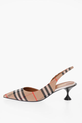 Slingback LETICIA a quadri 5.5cm