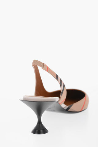 Slingback LETICIA a quadri 5.5cm