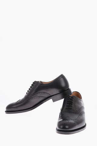 leather Oxford brogues