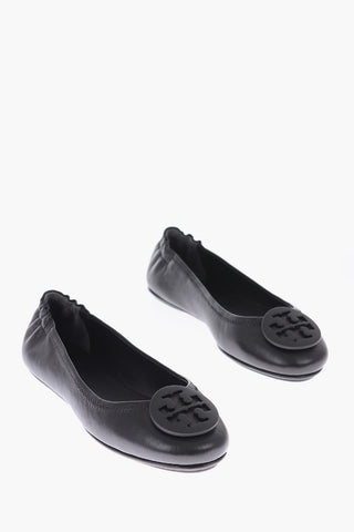 leather Ballet flats
