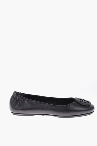 leather Ballet flats