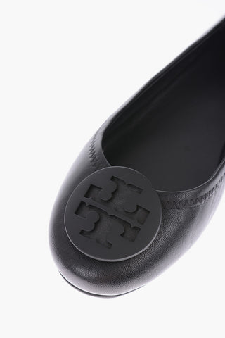 leather Ballet flats