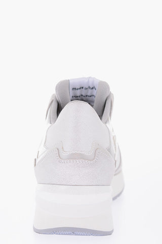 leather and fabric ANDROMEDA Sneakers