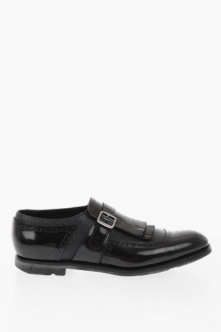 leather ROYAL BICOLOR Monk shoes