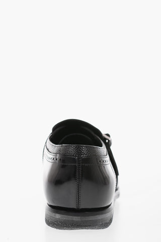 leather ROYAL BICOLOR Monk shoes