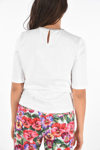 Silk Lace Embroidered Blouse