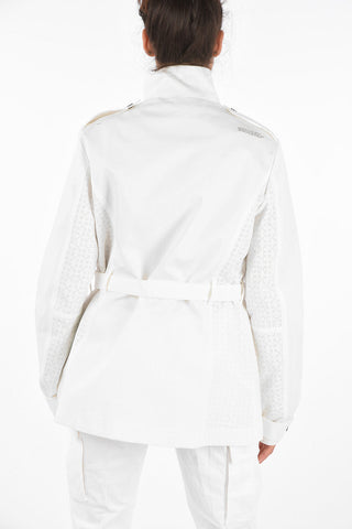 Belted Cropped Trench