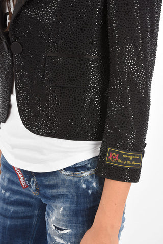 Shawl Lapel Jewerly BERLIN Cropped Blazer