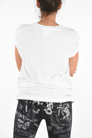Printed BRUCE LEE Crew-Neck T-Shirt