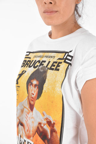Printed BRUCE LEE Crew-Neck T-Shirt