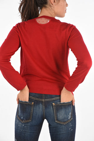 Cashmere Silk and Wool Crewneck Sweater
