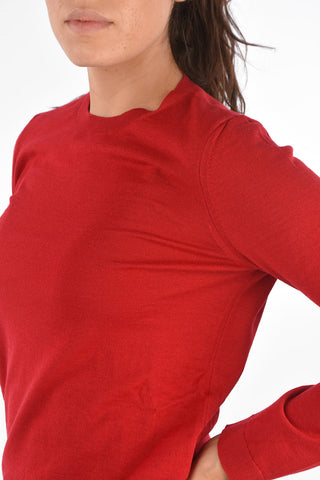 Cashmere Silk and Wool Crewneck Sweater