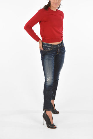 Cashmere Silk and Wool Crewneck Sweater