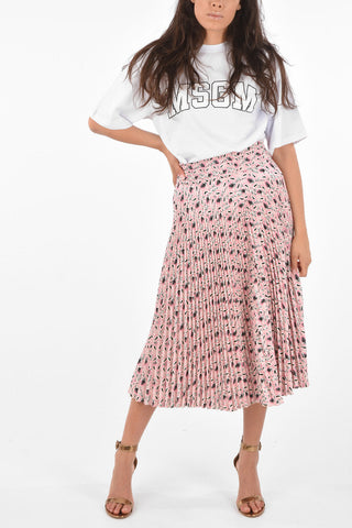 Printed Accordion Skirt