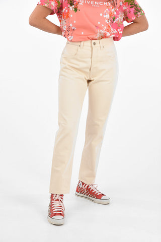Jeans Regular Fit a Vita Alta 