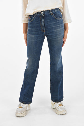 Jeans Bootcut con Cuciture a Vista 