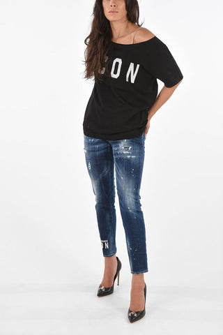 ICON T-Shirt I SMOKE FIT con Scollo a Barca
